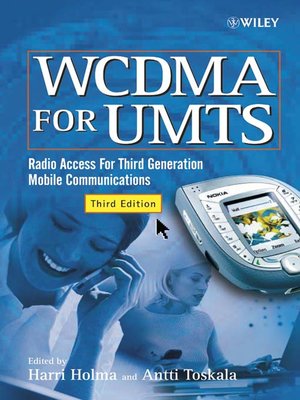 cover image of WCDMA for UMTS